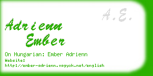 adrienn ember business card